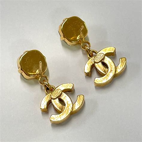 fake chanel cc earrings